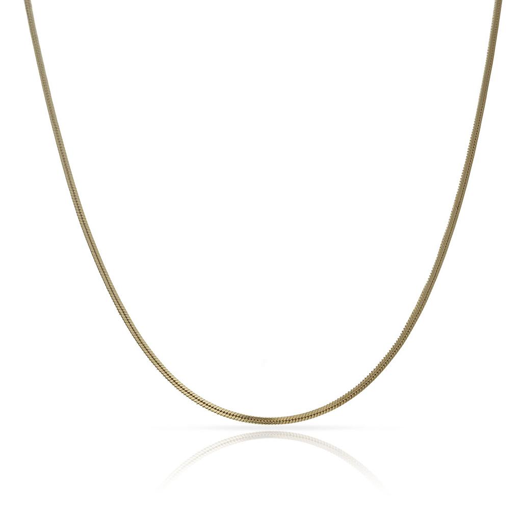COLLAR ORO 18KL AMARILLO COLA TOPO