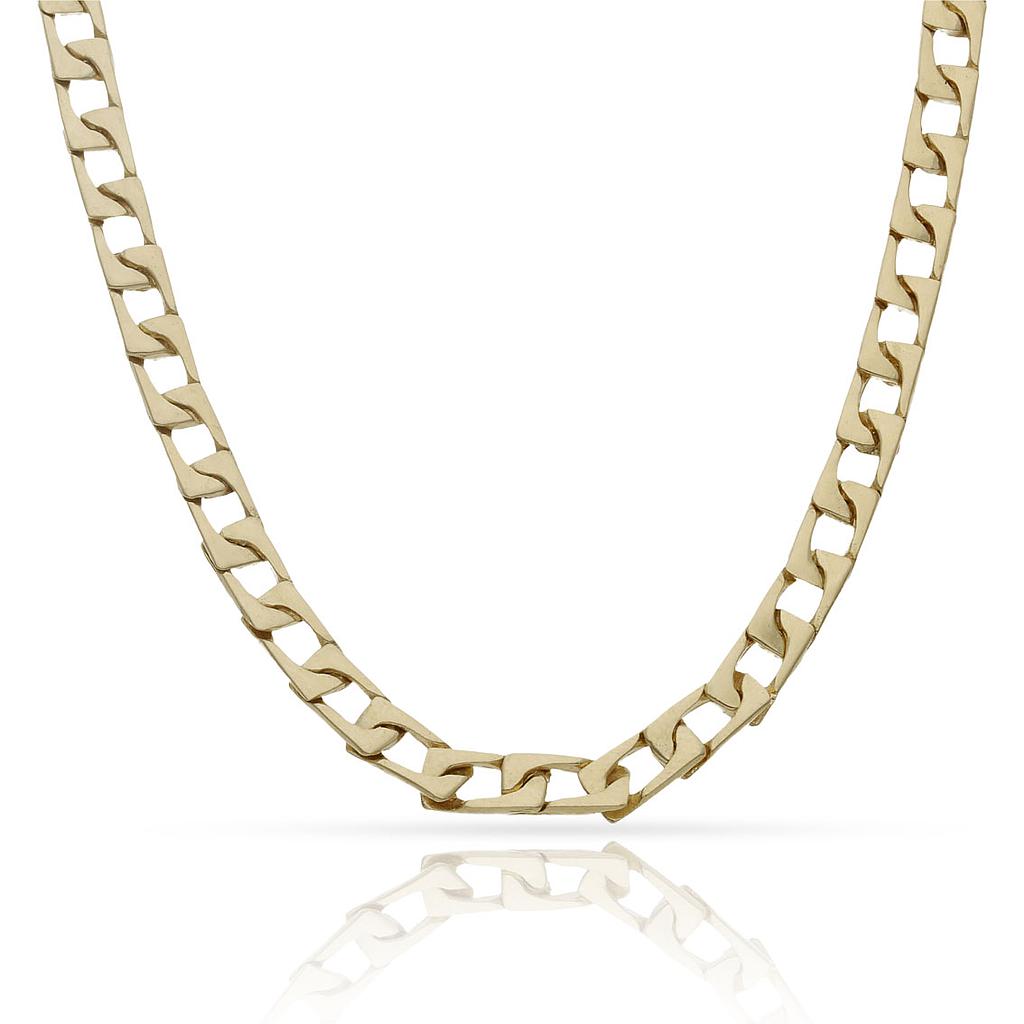 COLLAR ORO 18KL FUNDIDO - 4MM