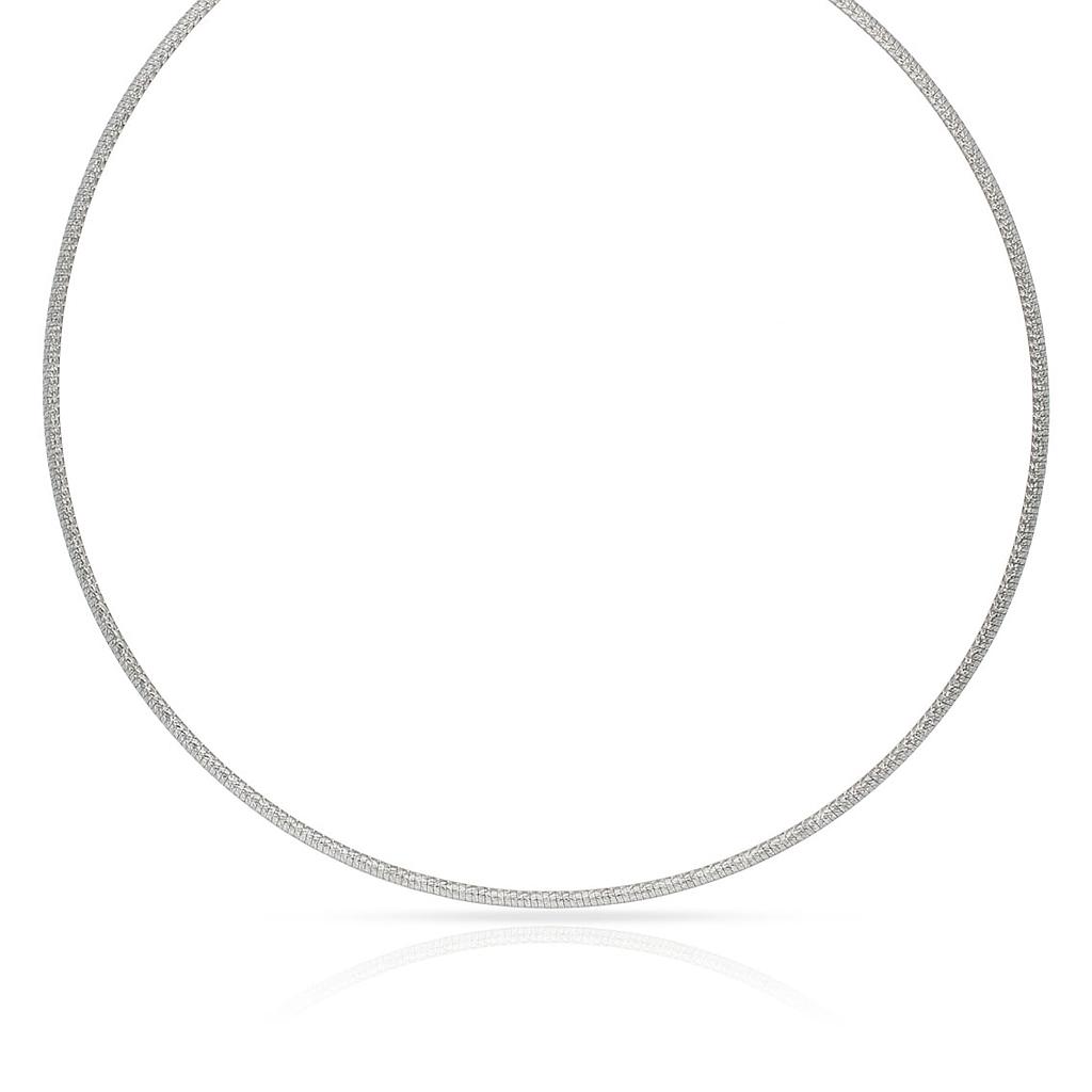 COLLAR ORO BLANCO 18KL - 2.50MM