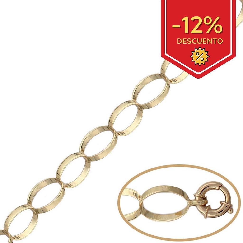 COLLAR OVAL ORO 18KL