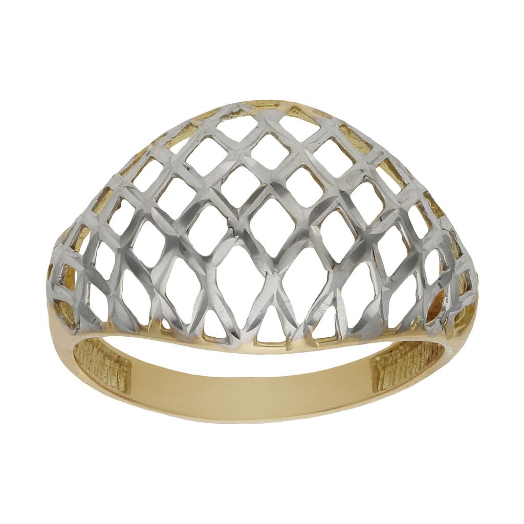 SORTIJA BICOLOR ORO 18KL