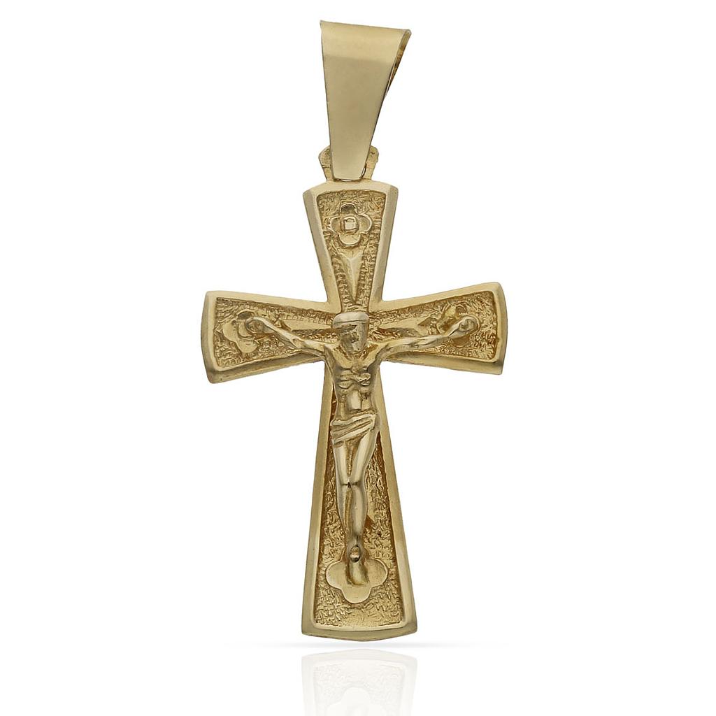 CRUZ ORO 18KL CRISTO - 18X30MM