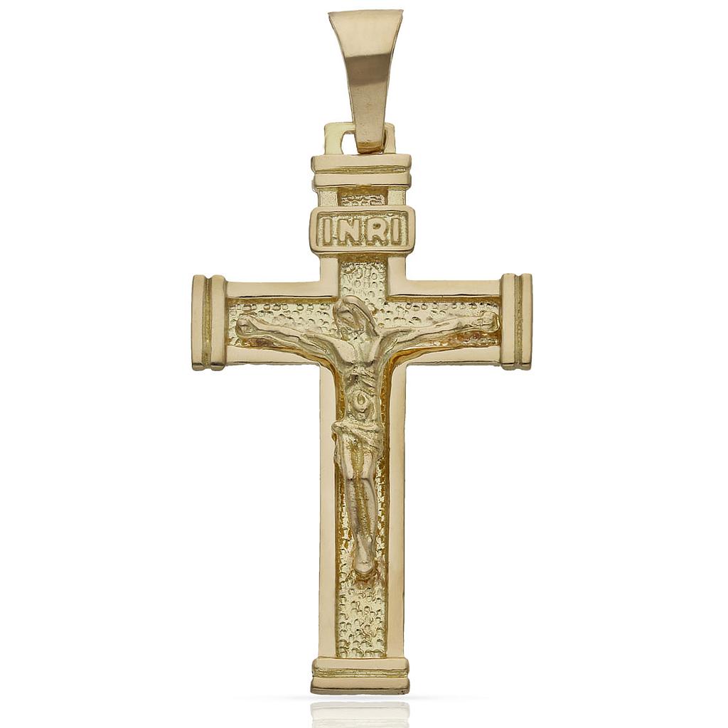 CRUZ ORO 18KL CRISTO - 24X41MM