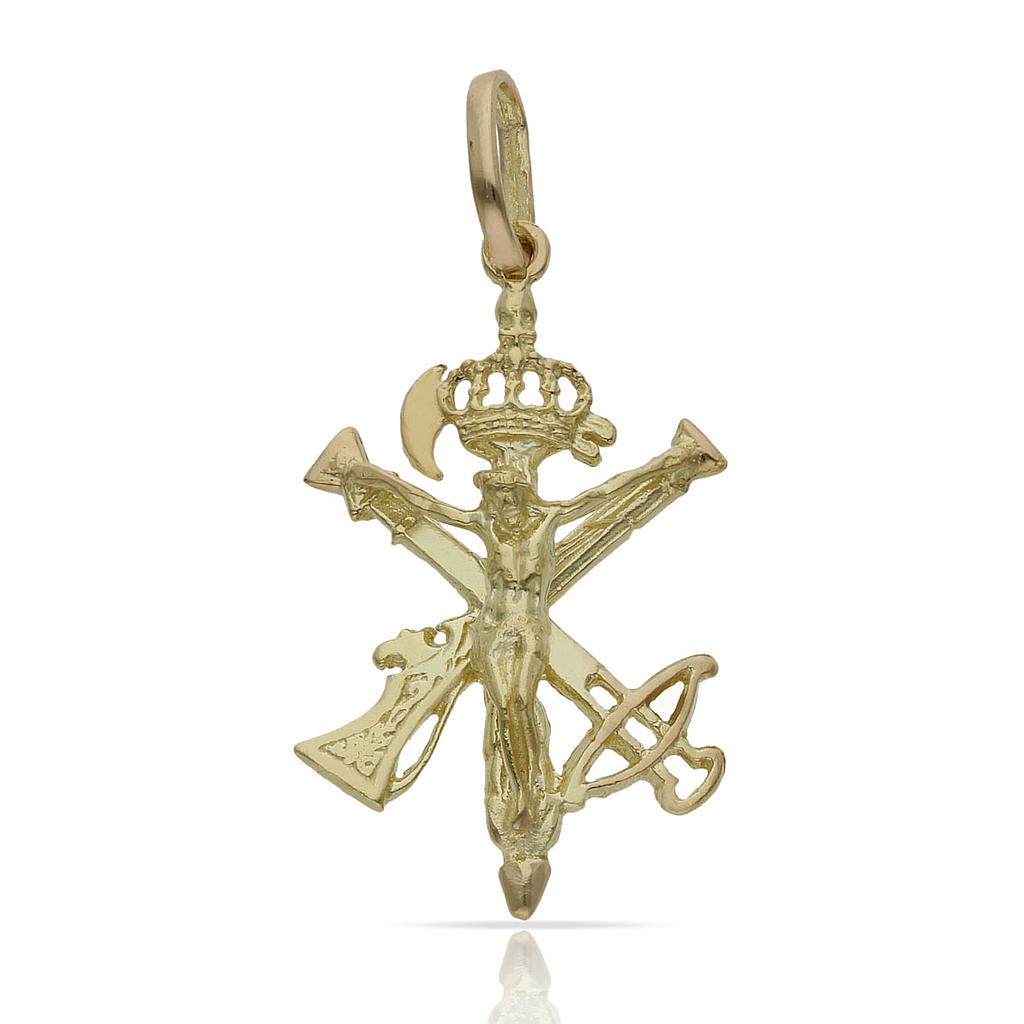 CRUZ ORO 18KL DEL LEGIONARIO -18X28MM