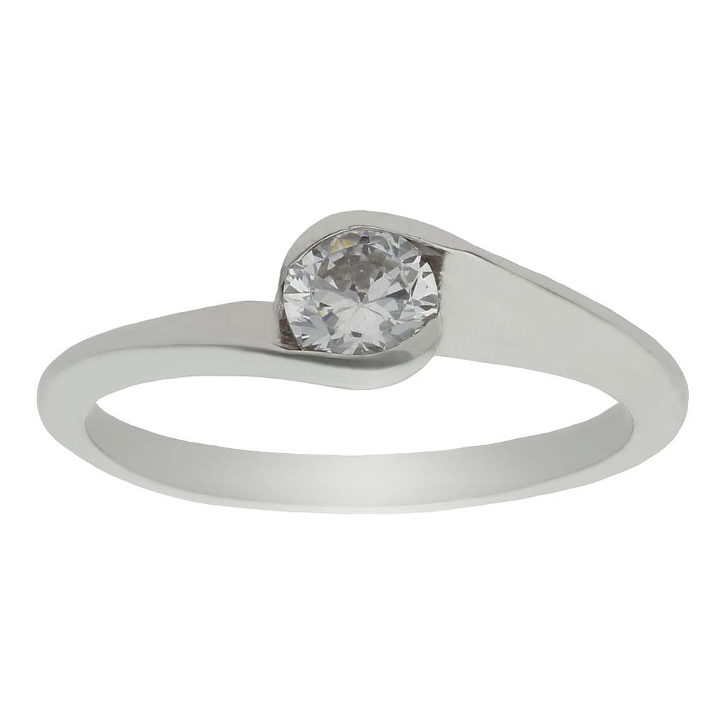 SORTIJA DIAMANTE ORO BLANCO 18KL