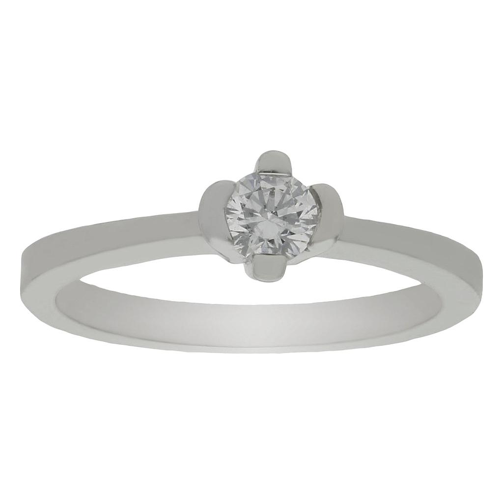 SORTIJA DIAMANTE ORO BLANCO 18KL