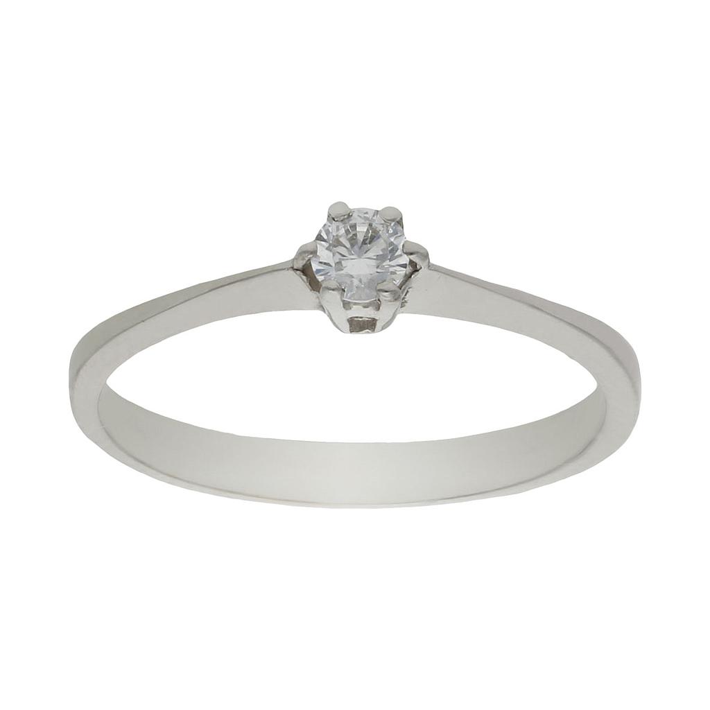 SORTIJA DIAMANTE ORO BLANCO 18KL