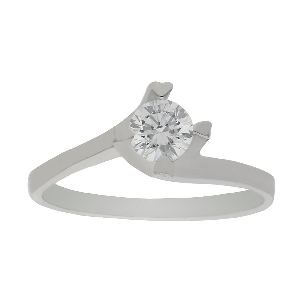 SORTIJA DIAMANTE ORO BLANCO 18KL