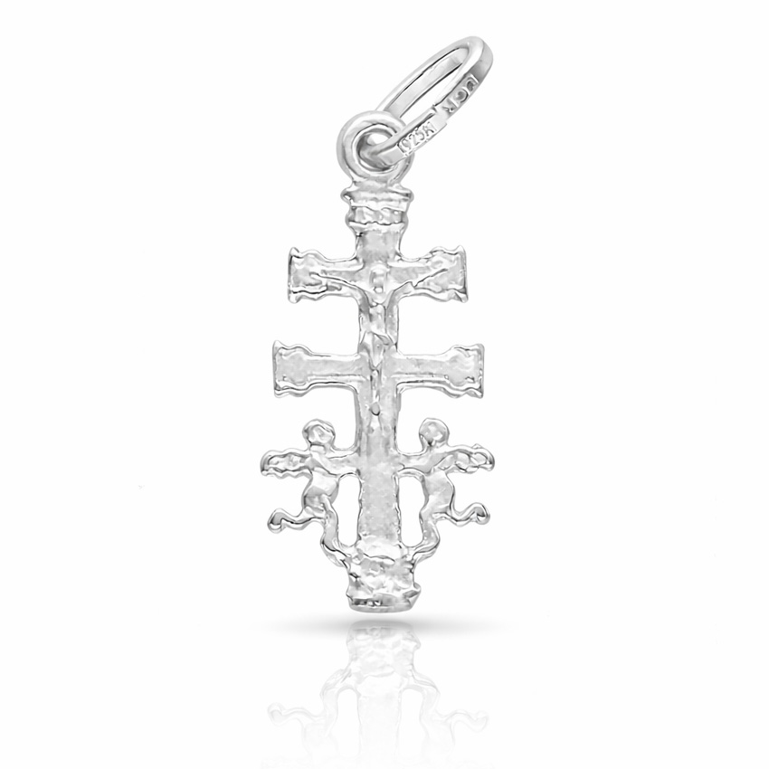 CRUZ PLATA 925MM CARAVACA - 10x23MM