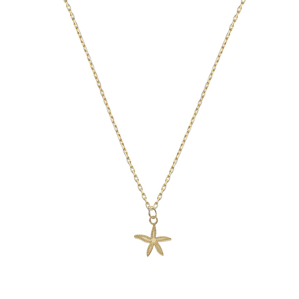 GARGANTILLA ORO 18KL ESTRELLA DE MAR
