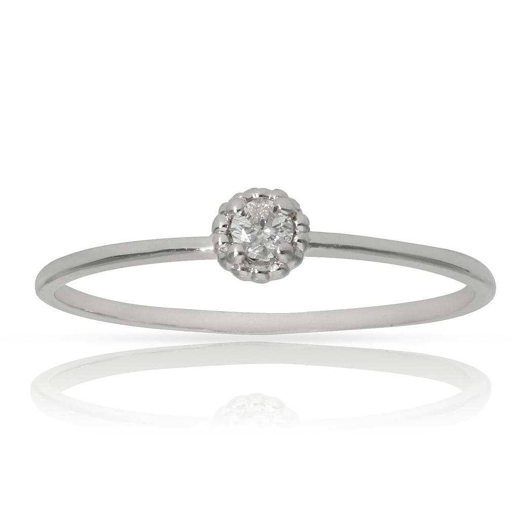 SORTIJA FLOR ORO BLANCO 18KL DIAMANTES (copia)