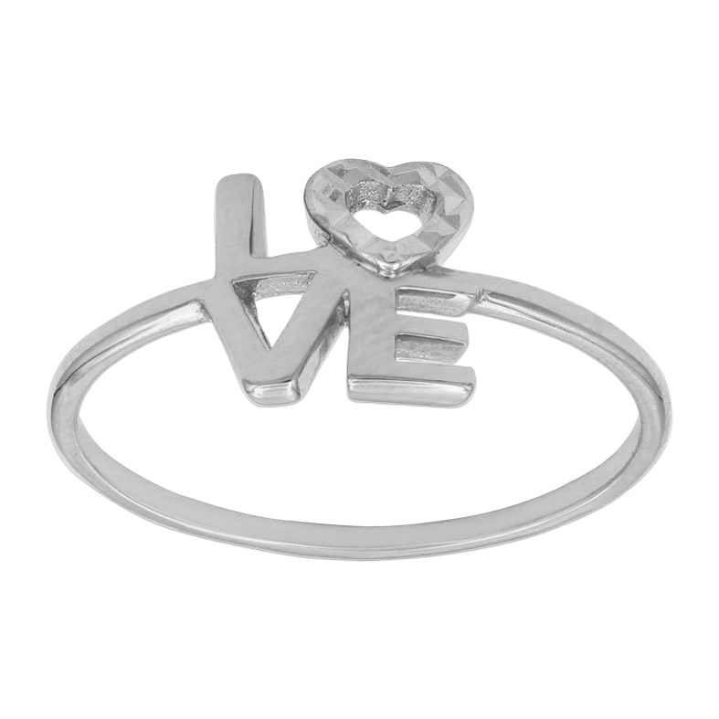 SORTIJA LOVE ORO BLANCO 18KL