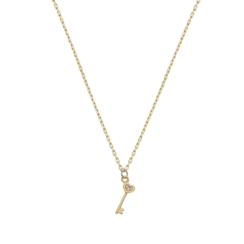GARGANTILLA ORO 18KL LLAVE CORAZON