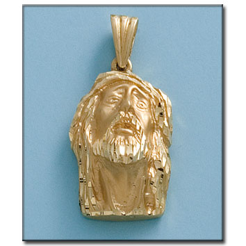 CABEZA CRISTO ORO 18KL DE 18X28MM