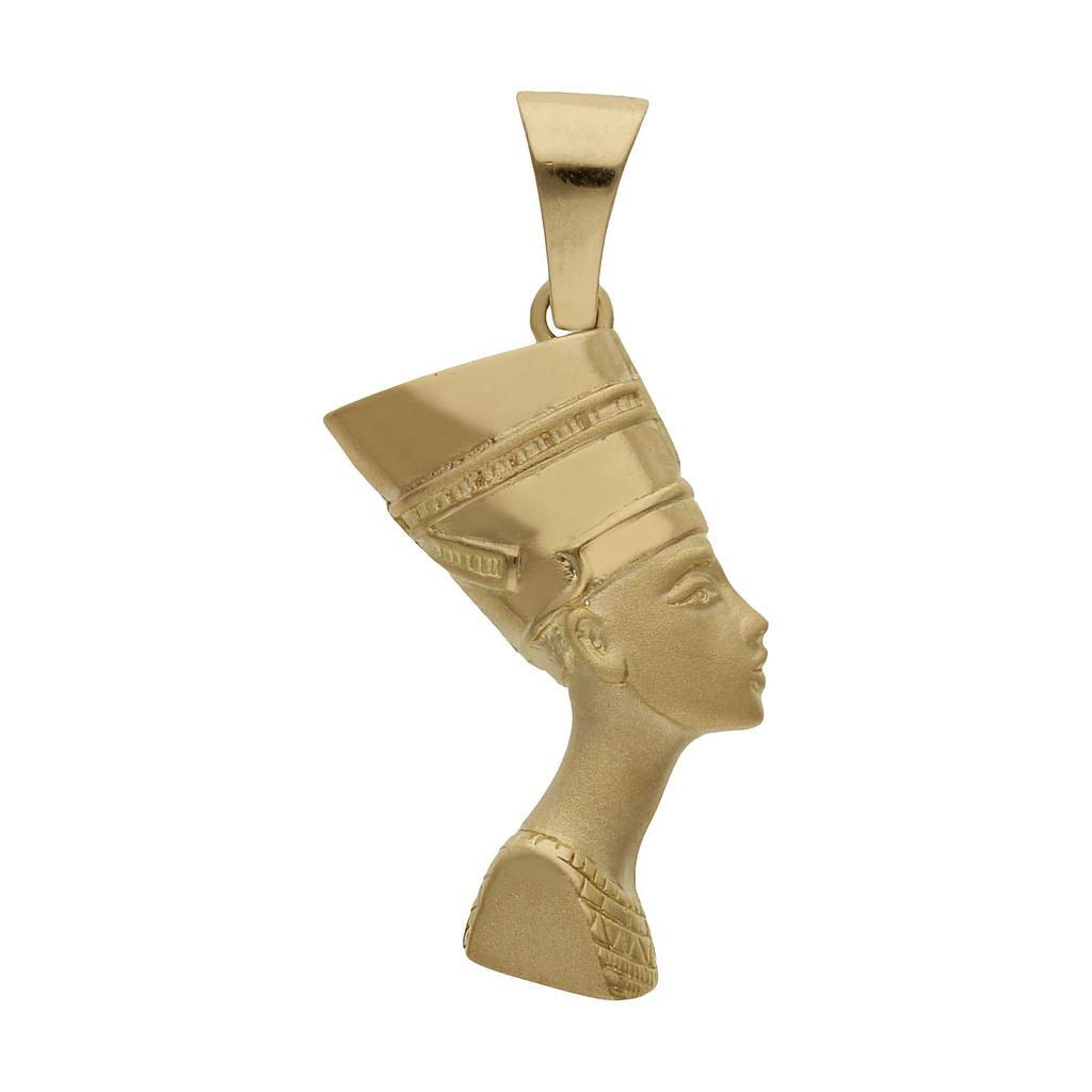 CABEZA NEFERTITI ORO 18KL - 16X31MM