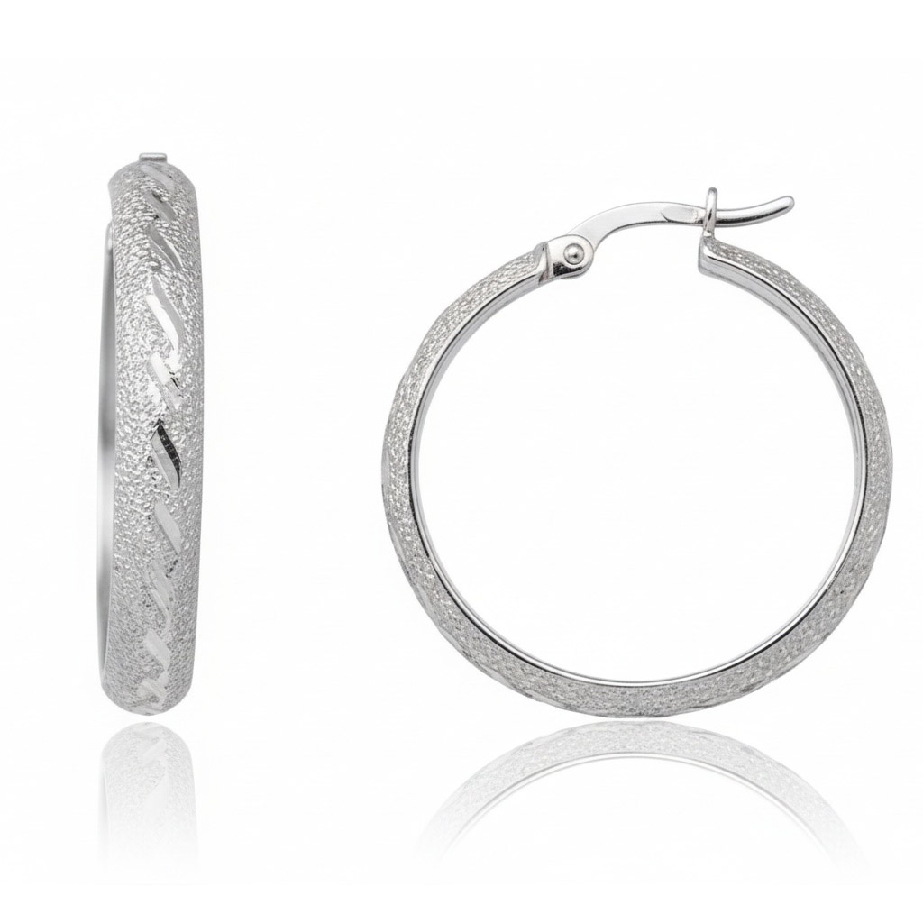 AROS ORO BLANCO 18KL