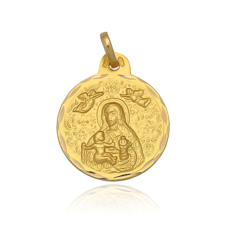 MEDALLA ORO 18KL V. DE CINTA - 15MM