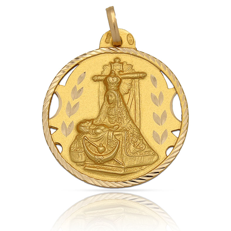MEDALLA ORO 18KL V. DE LAS ANGUSTIAS - 22MM