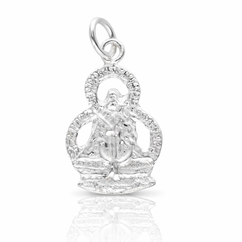 MEDALLA PLATA 925MM VIRGEN DE LA CABEZA MEDIANA - 13x20MM