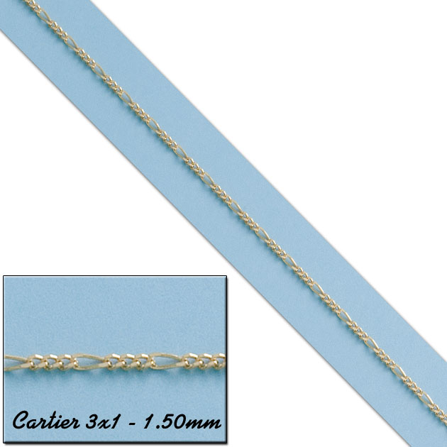 CADENA MACIZA 3X1 ORO 18KL 2MM