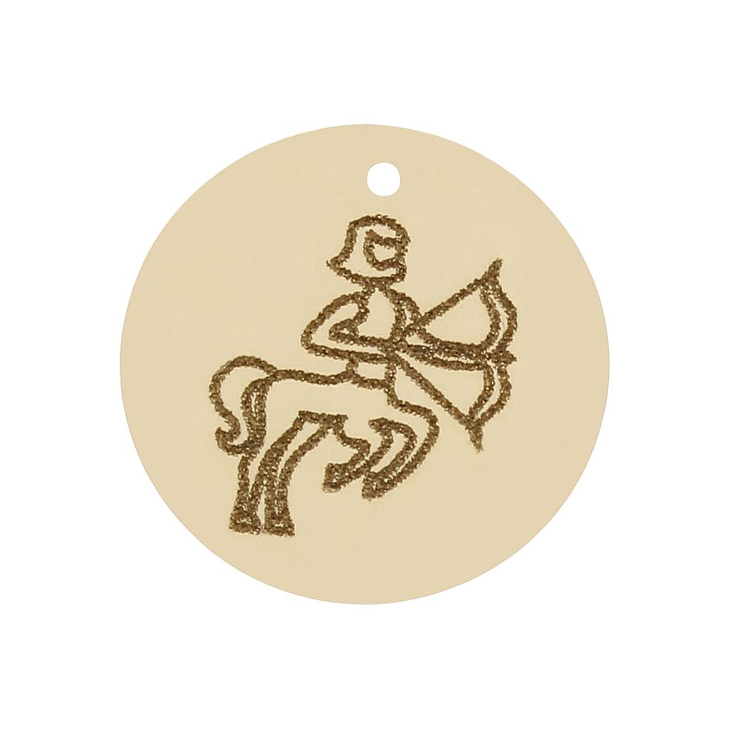 MI HISTORIA - ABALORIO ORO 18KL HOROSCOPO SAGITARIO