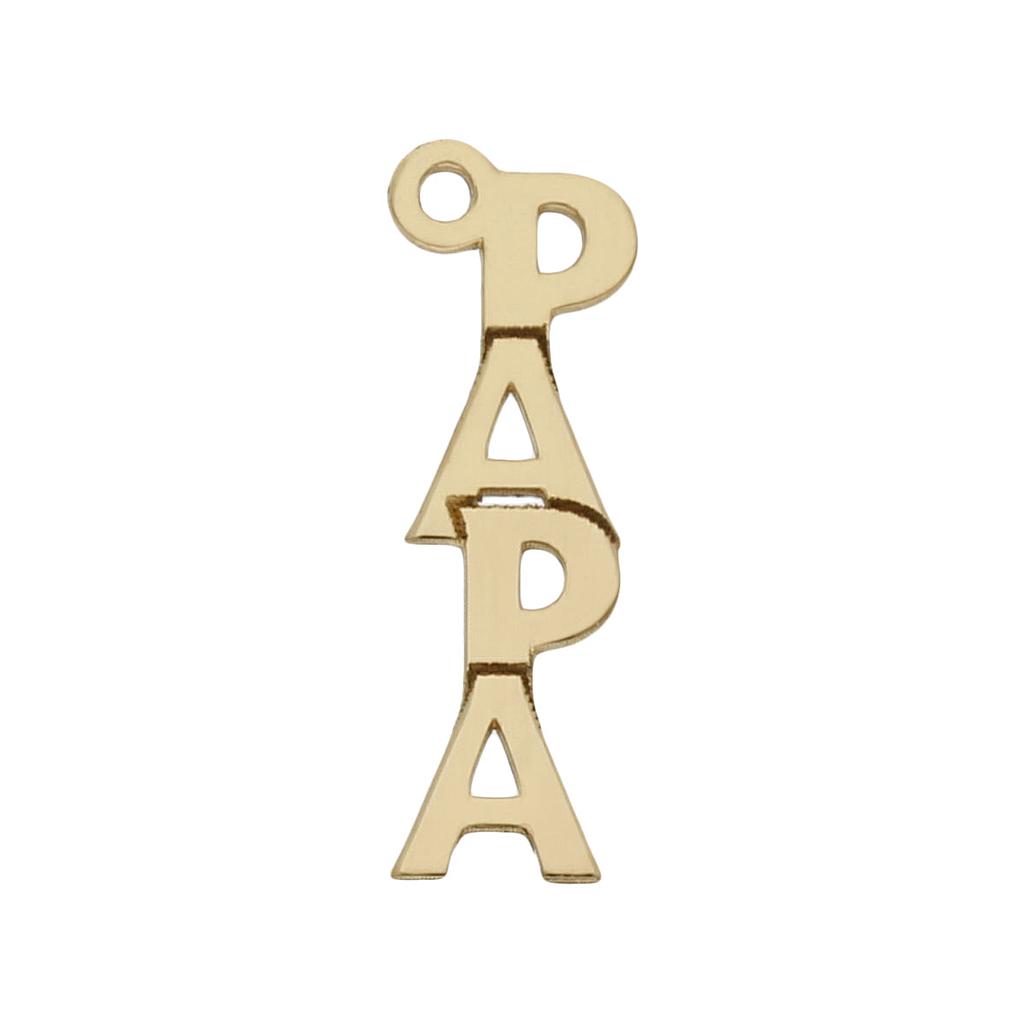MI HISTORIA - ABALORIO ORO 18KL PAPA