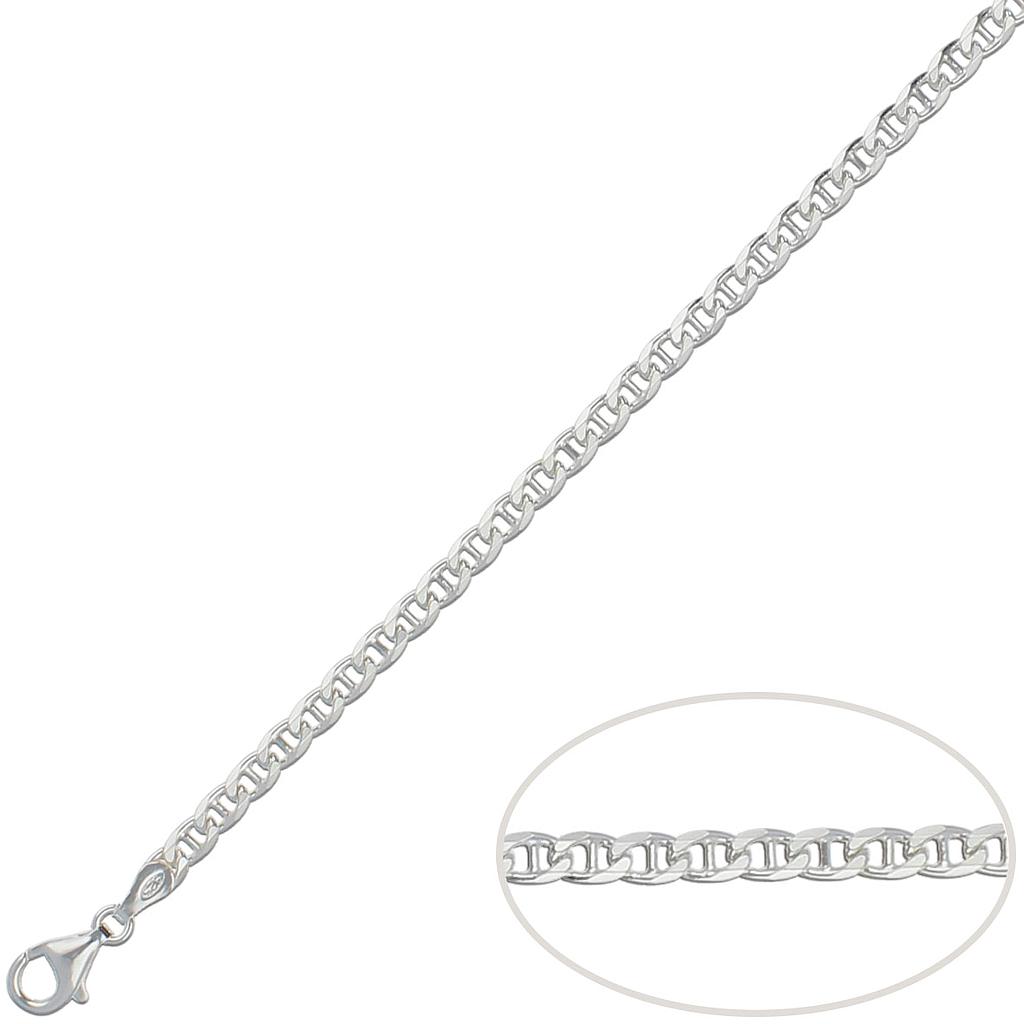 CADENA PLATA 925M ANCLA - 4MM