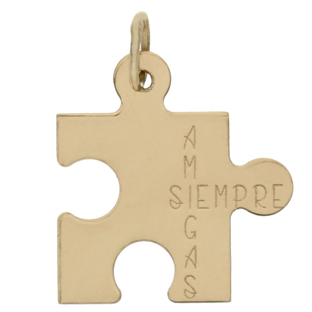 MI HISTORIA - ABALORIO ORO 18KL PUZZLE