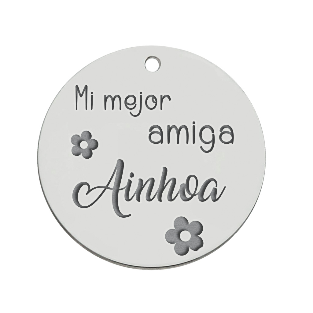 MI HISTORIA - ABALORIO PLATA 925MM AMIGA