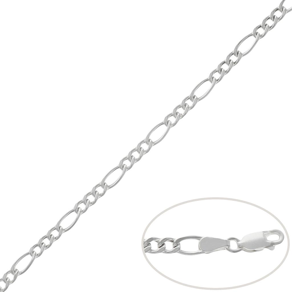 CADENA PLATA 925MM 3x1 - 4MM