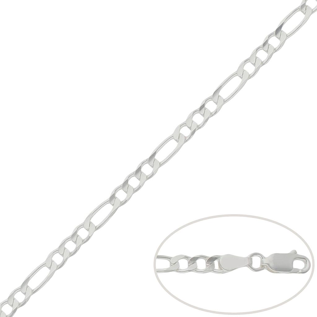 CADENA PLATA 925MM 3x1 - 4MM