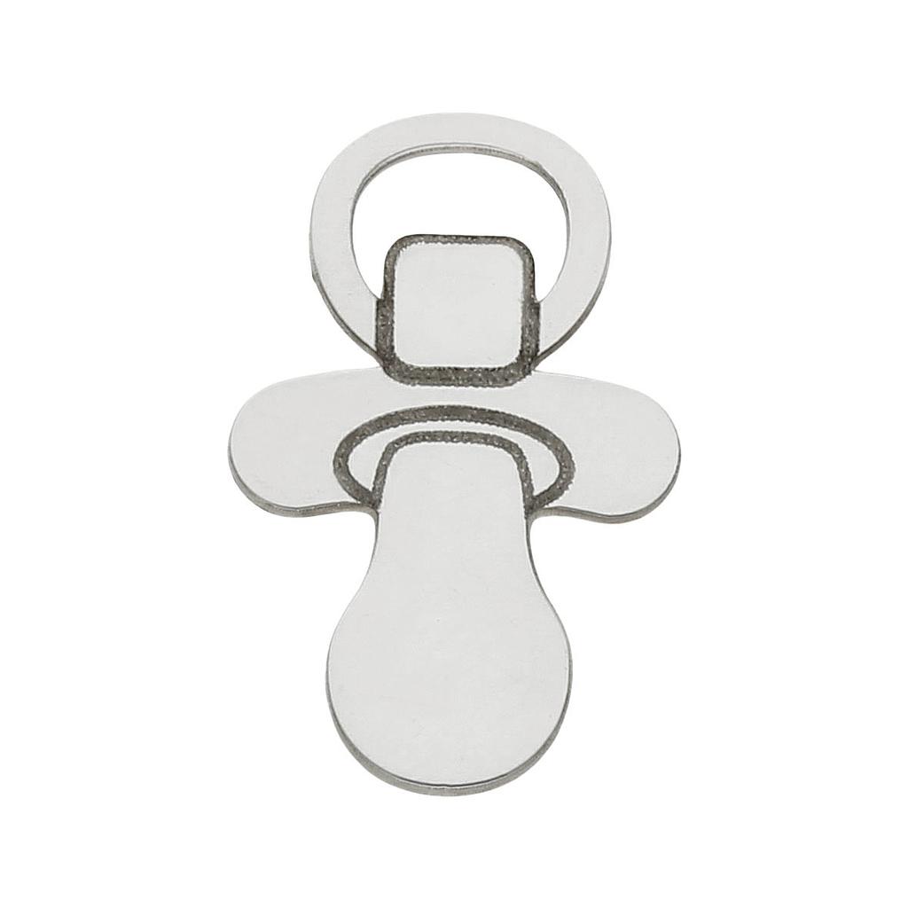 MI HISTORIA - ABALORIO PLATA 925MM CHUPETE