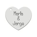 MI HISTORIA - ABALORIO PLATA 925MM CORAZON