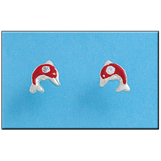 PENDIENTE PLATA 925MM DELFIN GRANDE