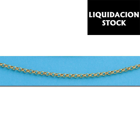 CADENA ROLOT 2MM - PLATA 90 Y ORO 10