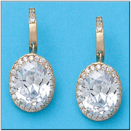 PENDIENTES ORO 18KL  CIRCONITAS