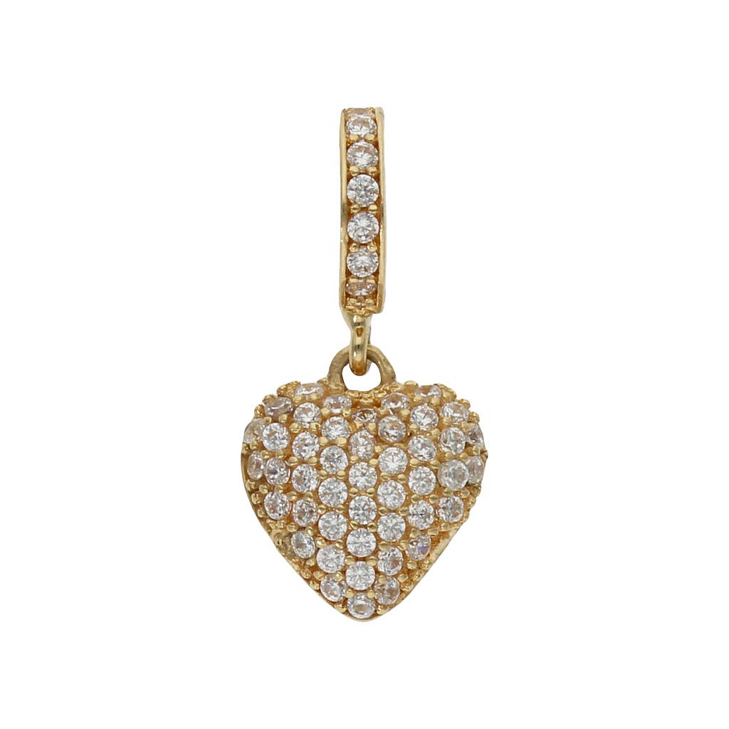 CHARMS COLGANTE CORAZON ORO 18KL