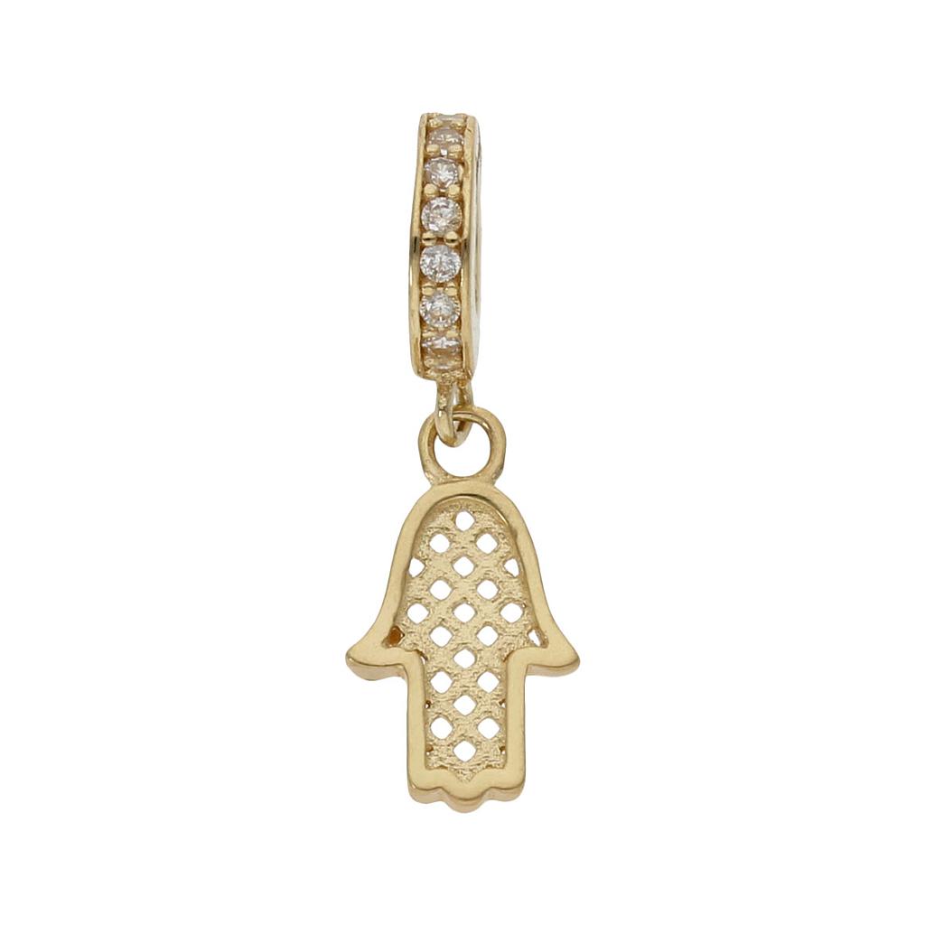 CHARMS COLGANTE MANO FATIMA ORO 18KL