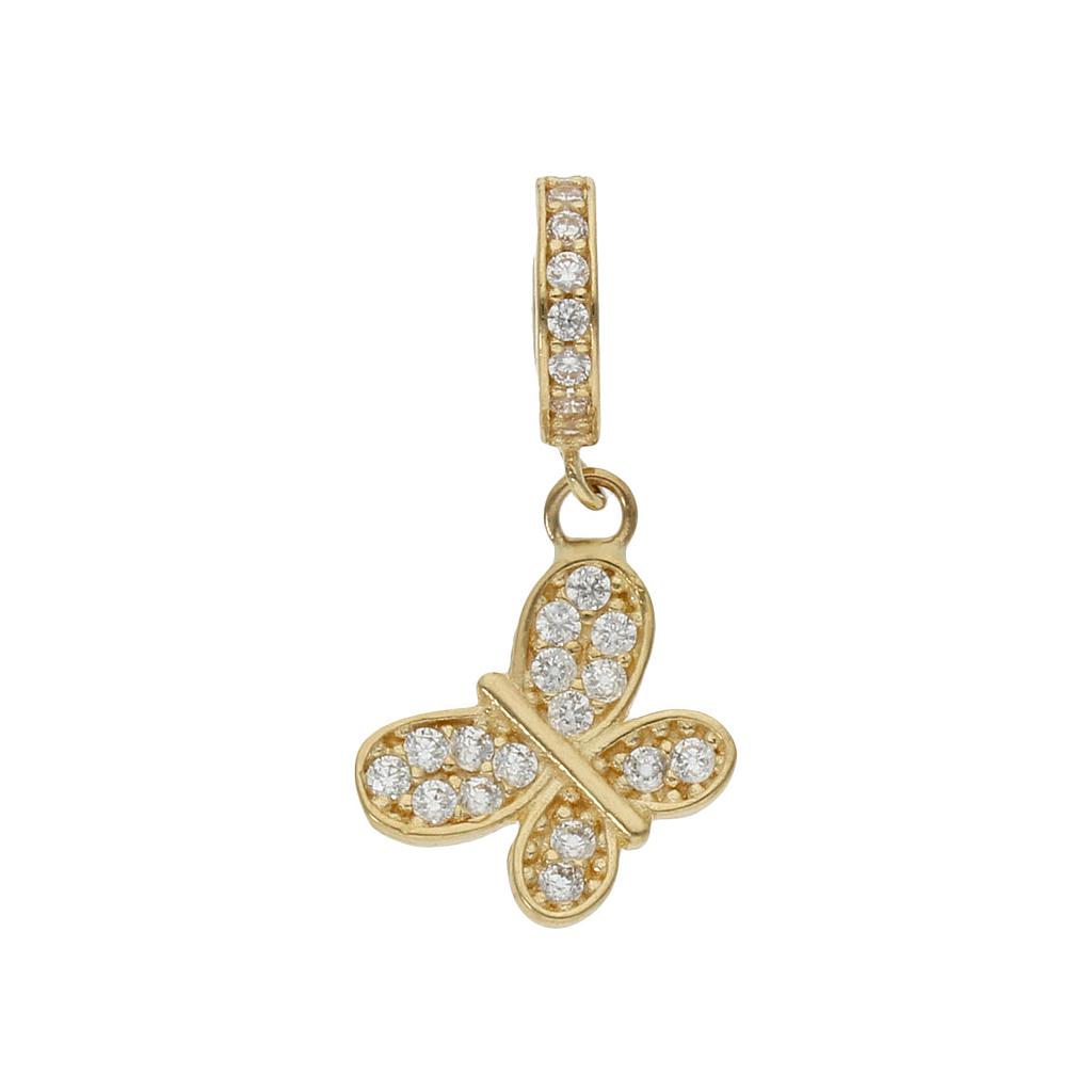 CHARMS COLGANTE MARIPOSA ORO 18KL