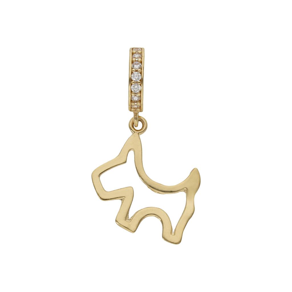 CHARMS COLGANTE PERRO ORO 18KL