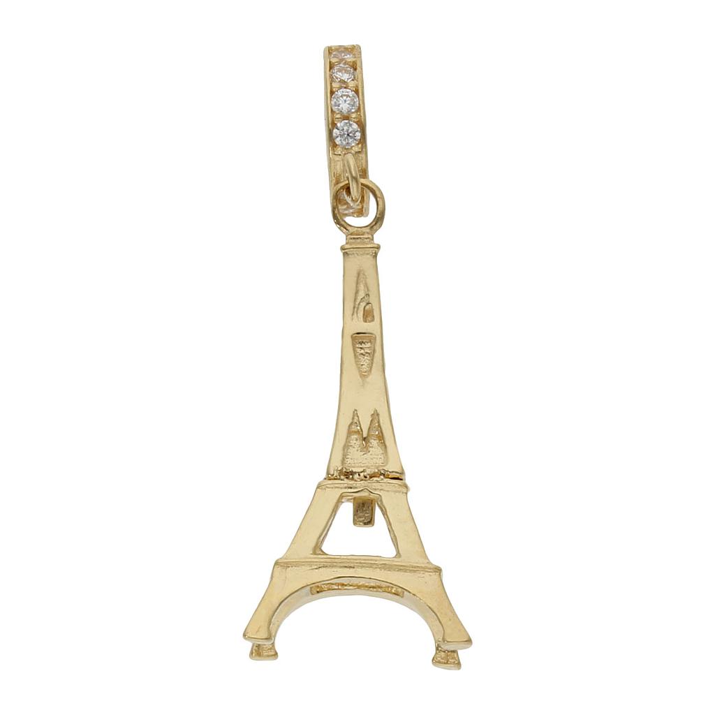 CHARMS COLGANTE TORRE EIFFEL ORO 18KL