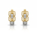 PENDIENTES ORO 18KL CIRCONITAS
