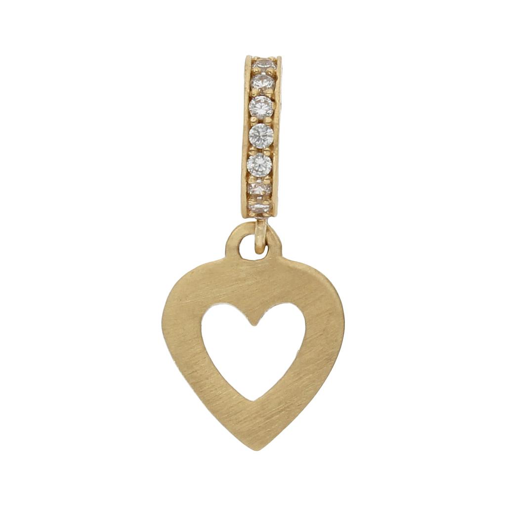 CHARMS ORO 18KL CORAZON CIRCONITAS