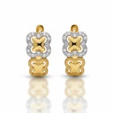 PENDIENTES ORO 18KL CIRCONITAS