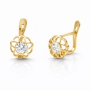 PENDIENTES ORO 18KL CIRCONITAS