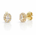 PENDIENTES ORO 18KL CIRCONITAS