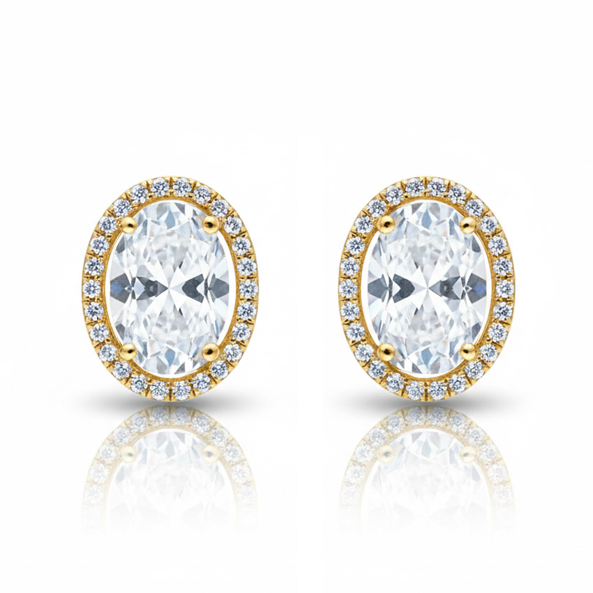 PENDIENTES ORO 18KL CIRCONITAS