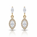 PENDIENTES ORO 18KL CIRCONITAS