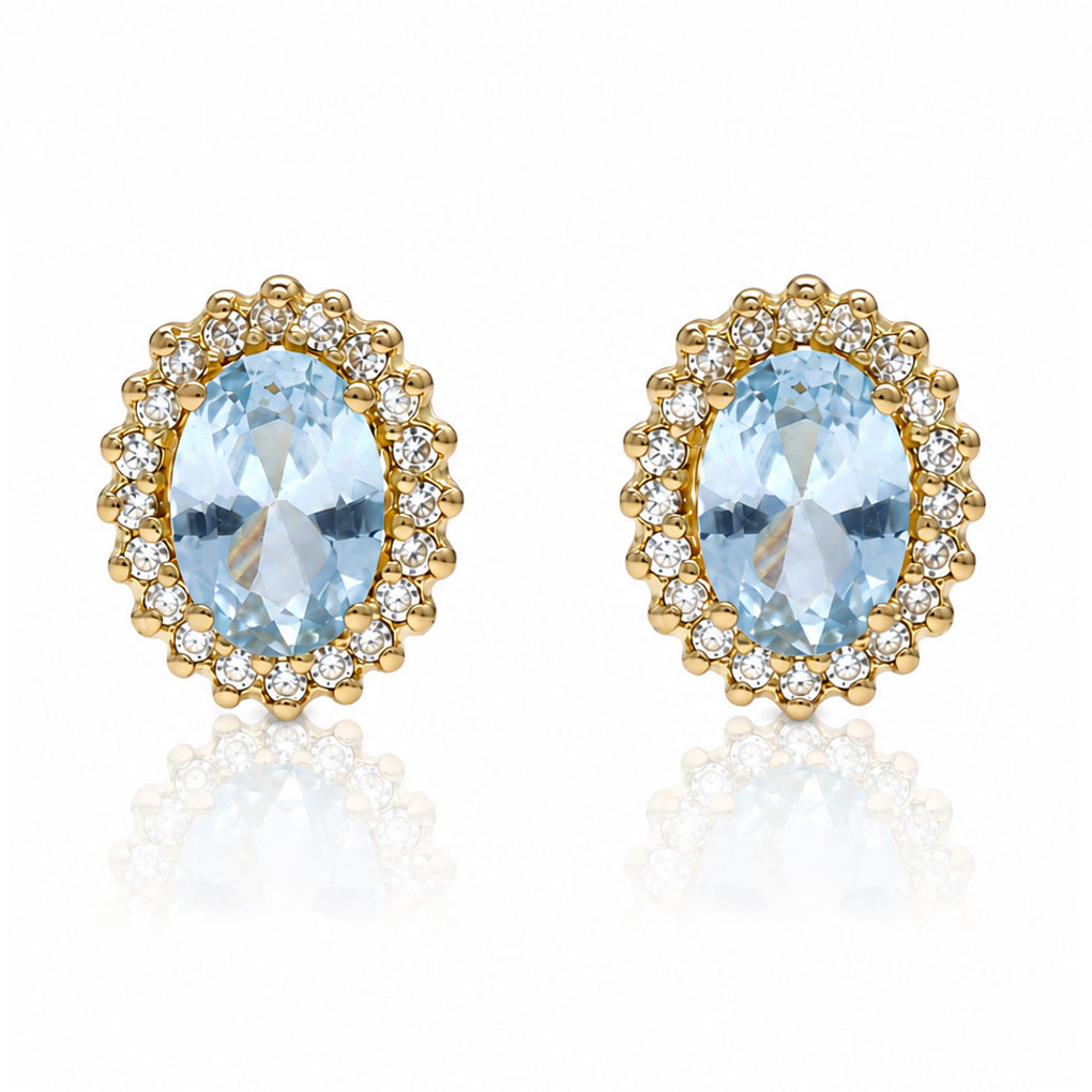 PENDIENTES ORO 18KL CIRCONITAS