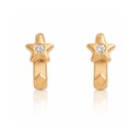 PENDIENTES ORO 18KL CIRCONITAS ESTRELLA